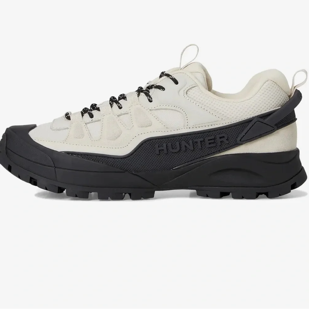 Hunter Cream and Black Trail Sneaker